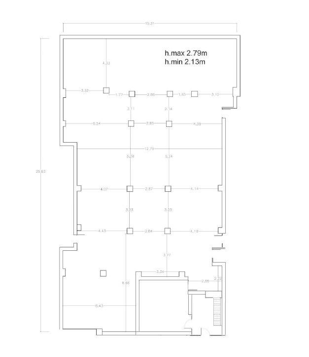 PLANO ALMACÉN CL. BALMES, N.º 434